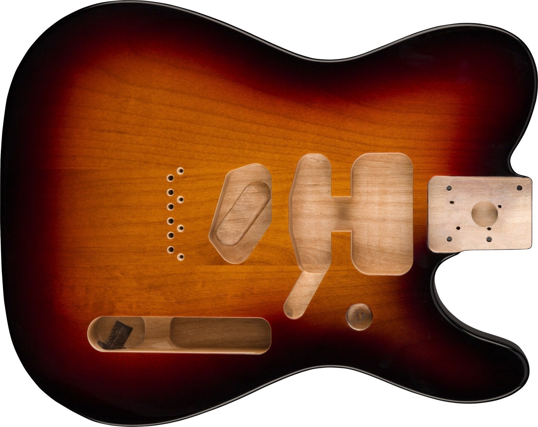Gitarové telo Fender Deluxe Series Telecaster SSH Sunburst
