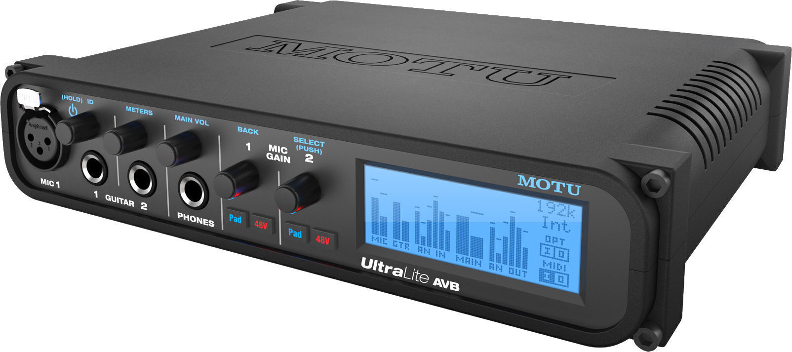 USB audio převodník - zvuková karta Motu UltraLite AVB