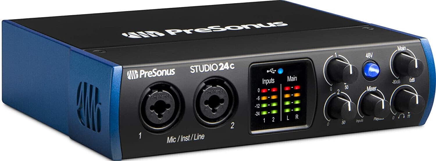 USB-audio-interface - geluidskaart Presonus Studio 24c