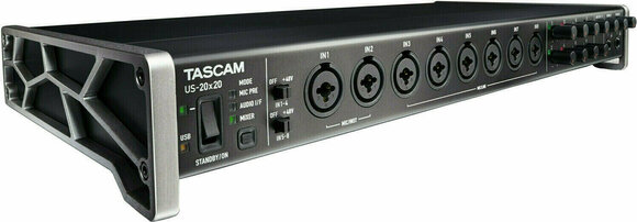 USB audio prevodník - zvuková karta Tascam US-20X20 - 1