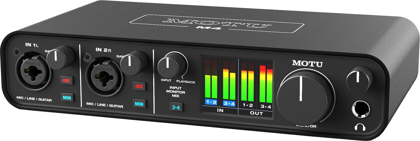 USB-audio-interface - geluidskaart Motu M4 4-Channel USB C
