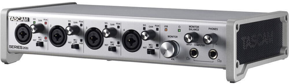 USB audio prevodník - zvuková karta Tascam Series 208i