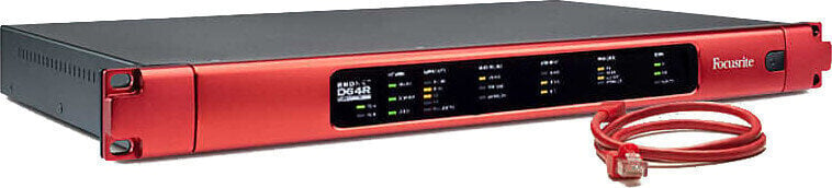 Interface de áudio Ethernet Focusrite Rednet D64R Interface de áudio Ethernet