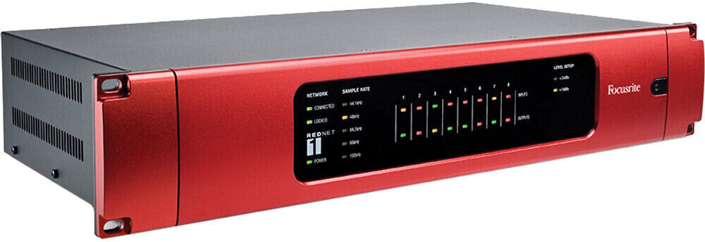 Interface de áudio Ethernet Focusrite RedNet 1 Interface de áudio Ethernet