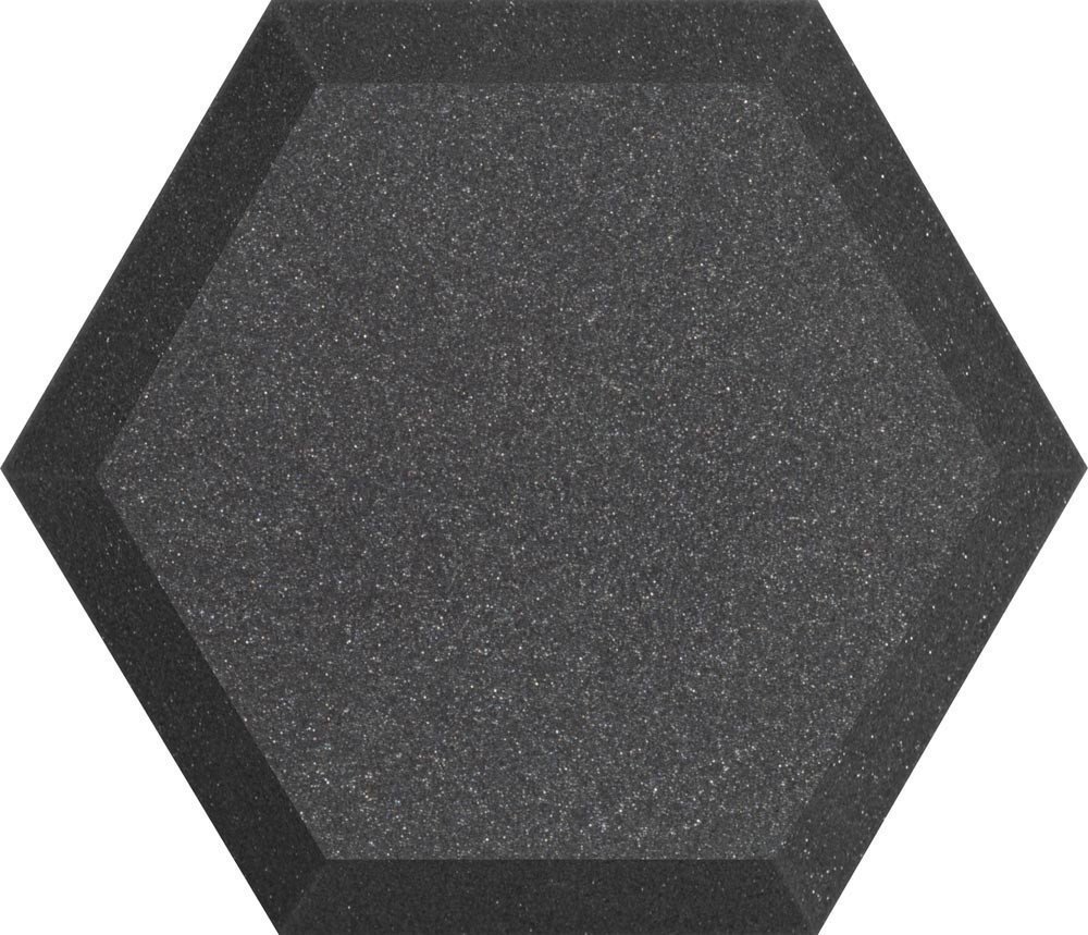 Ultimate UAHX12CH Hexagonal Foam Wall Panel 12'' Charcoal Muziker