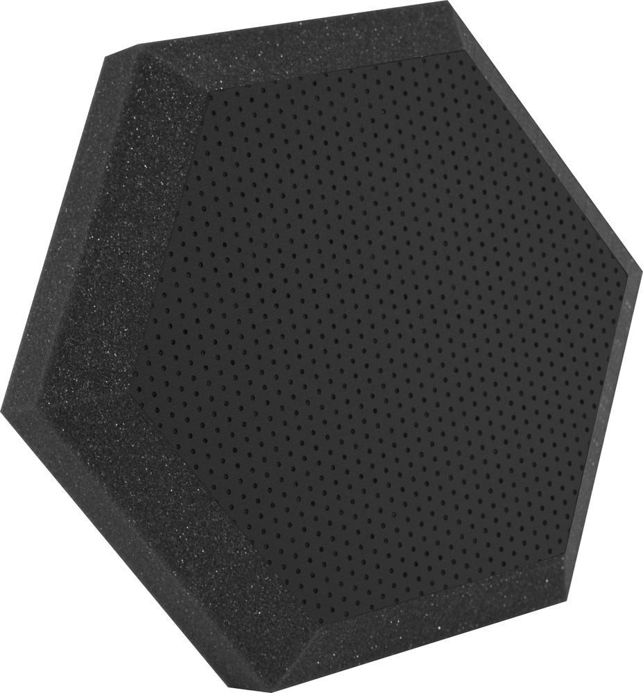 Akusztikai panel Ultimate UA-HX-12BK Hexagonal Foam Wall Panel 12'' Black Vinyl