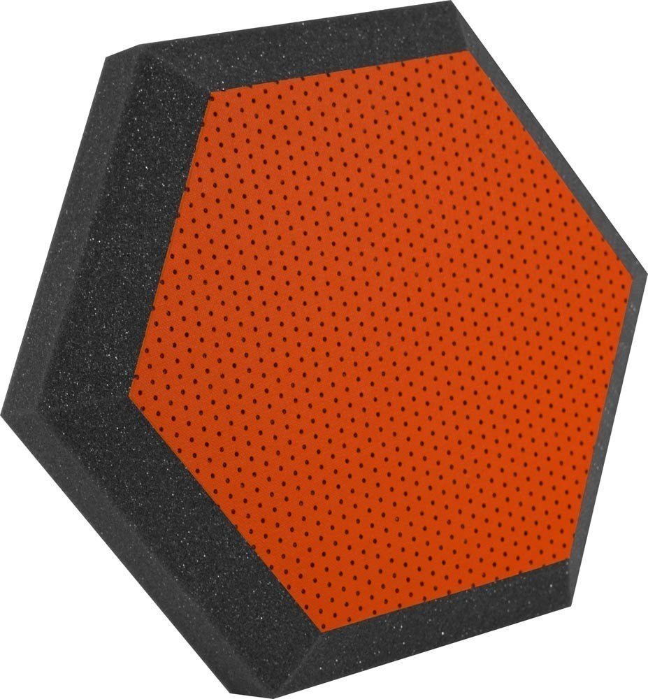 Akusztikai panel Ultimate UA-HX-12OR Hexagonal Foam Wall Panel 12'' Orange Vinyl
