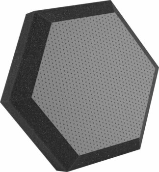Absorbent Schaumstoffplatte Ultimate UA-HX-12GR Hexagonal Foam Wall Panel 12'' Gray Vinyl - 1