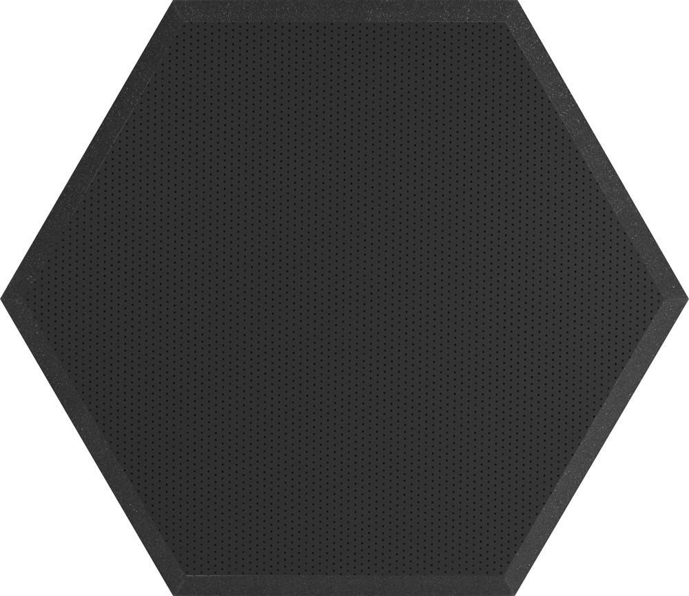 Akusztikai panel Ultimate UA-HX-24BK Hexagonal Foam Wall Panel 24'' Black Vinyl
