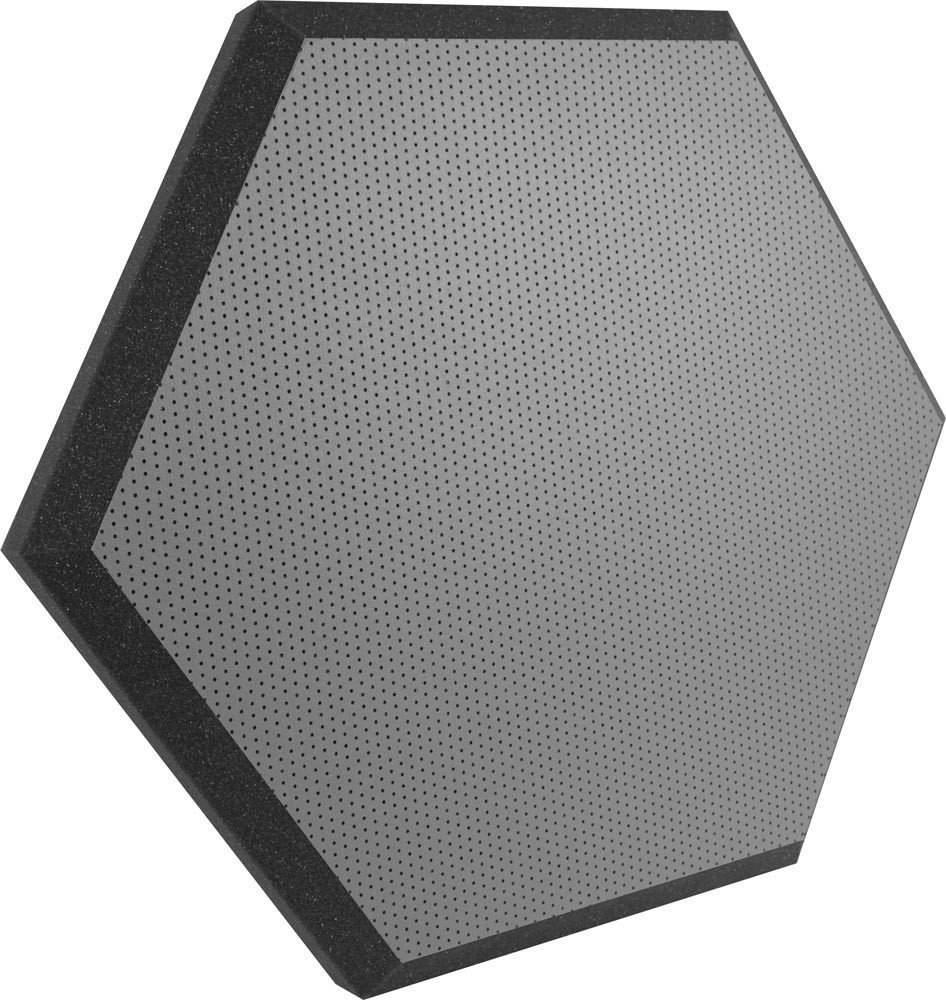 Akusztikai panel Ultimate UA-HX-24GR Hexagonal Foam Wall Panel 24'' Gray Vinyl