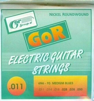 Struny pro elektrickou kytaru Gorstrings 6 N 6 93 - 1