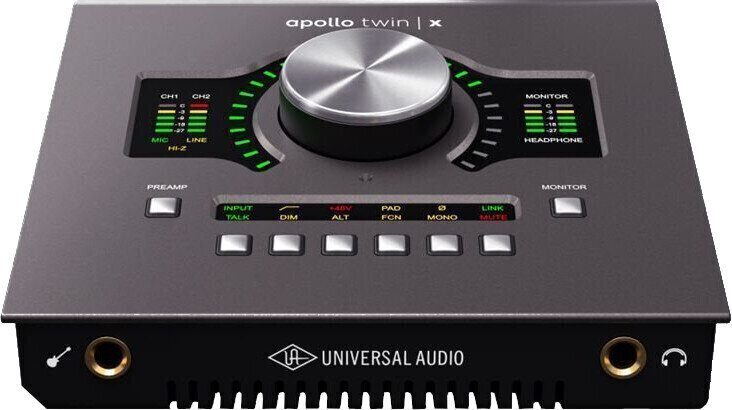 Thunderbolt-ääniliitäntä Universal Audio Apollo Twin X Quad