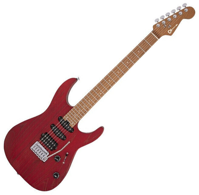 Guitare électrique Charvel Pro-Mod DK24 HSS 2PT CM Red Ash
