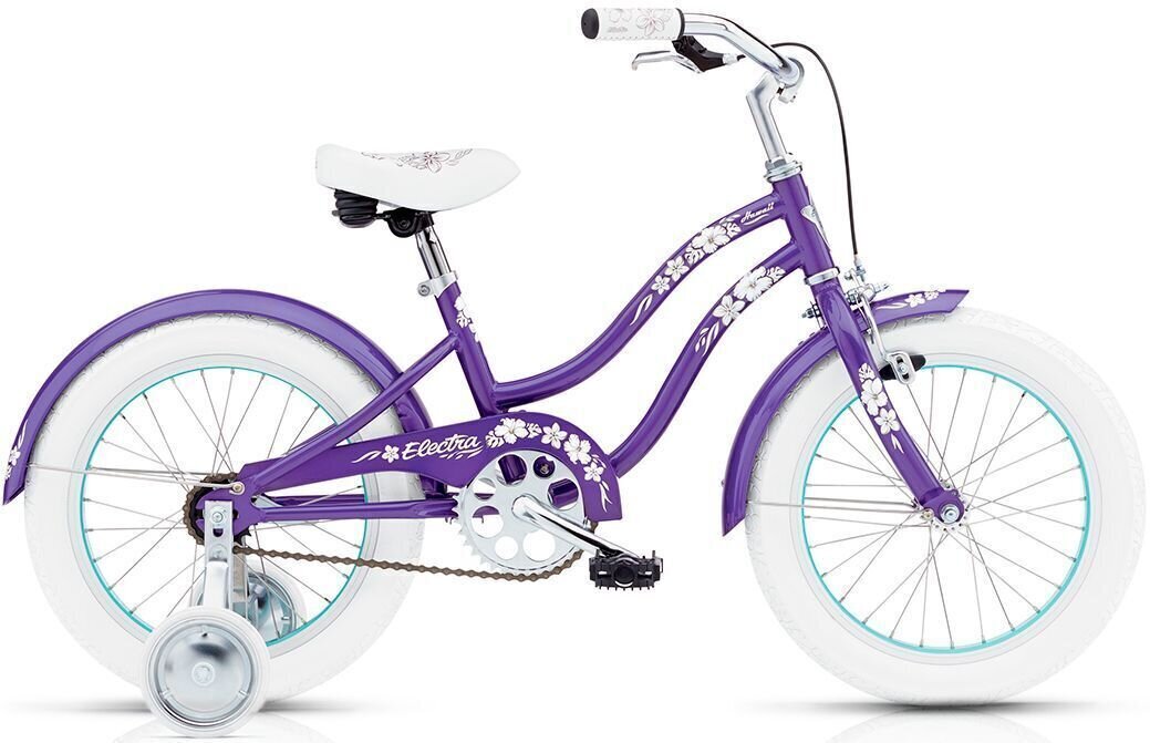 Bicicleta para crianças Electra Hawaii Kids 1 Purple Metalic 16" Bicicleta para crianças