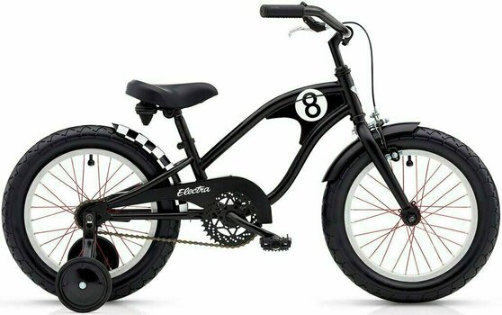 Bicicletta per bambini Electra Straight 8 Matte Black 16" Bicicletta per bambini - 1