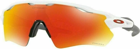 Cycling Glasses Oakley Radar EV Path 92087238 Polished White/Prizm Ruby Cycling Glasses - 1