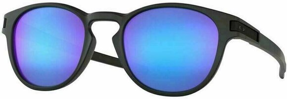 Γυαλιά Ηλίου Lifestyle Oakley Latch Matte Black/Violet Iridium - 1