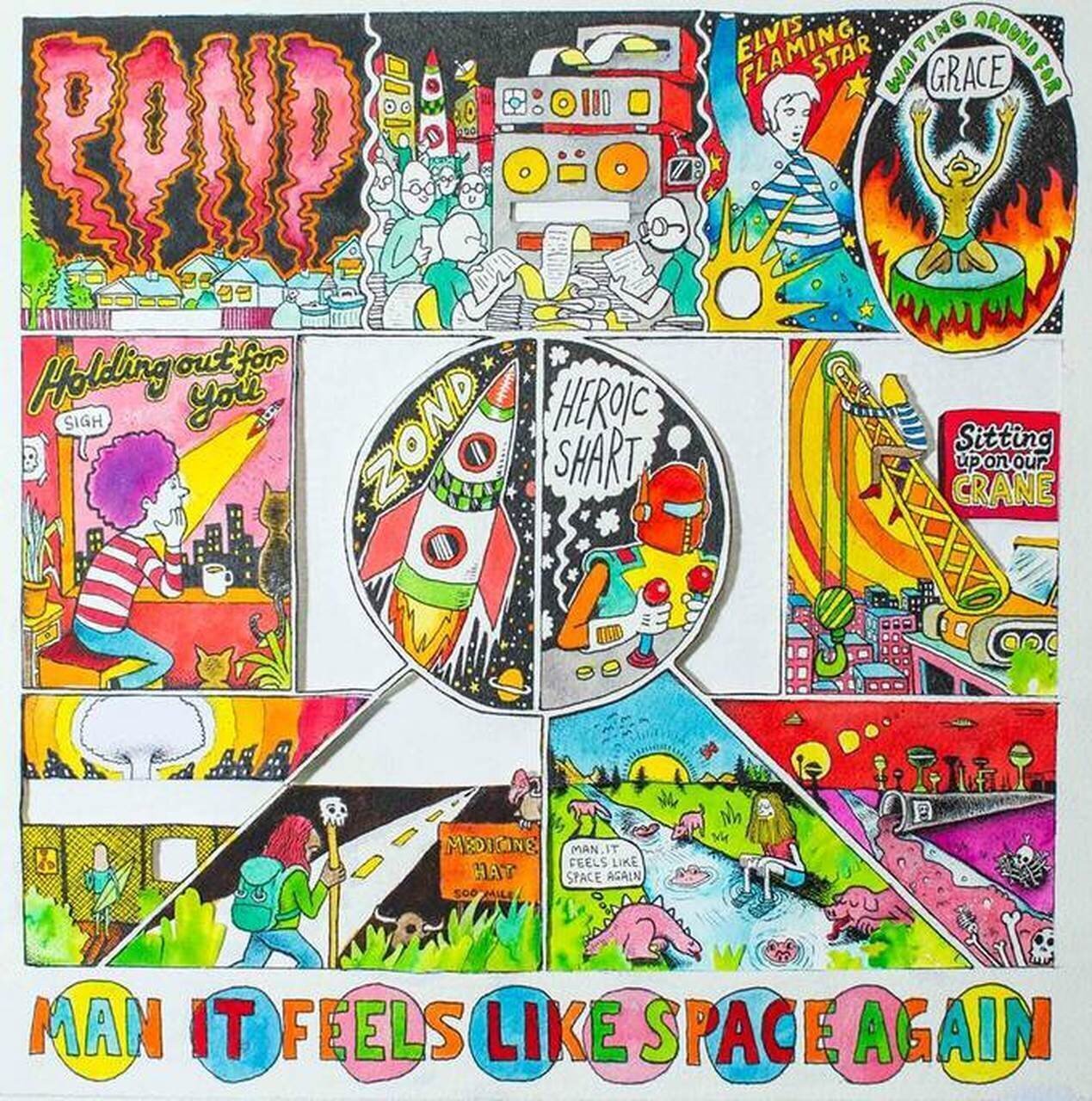 Vinylplade Pond Man It Feels Like Space (LP)