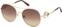Livsstil briller Swarovski SK0278 28F 55 Shiny Rose Gold/Gradient Brown Livsstil briller