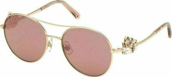 Lifestyle cлънчеви очила Swarovski SK0278 33U 55 Gold/Bordeaux Mirror M Lifestyle cлънчеви очила - 1