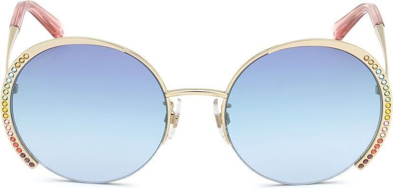 Lifestyle cлънчеви очила Swarovski SK0280-H 32W 56 Gold/Gradient Blue M Lifestyle cлънчеви очила