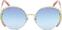 Lifestyle Brillen Swarovski SK0280-H 32W 56 Gold/Gradient Blue M Lifestyle Brillen
