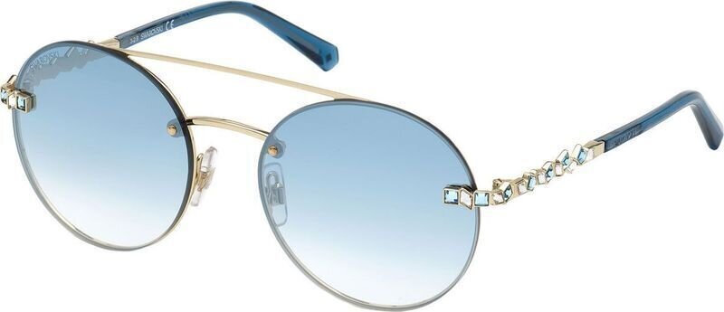 Életmód szemüveg Swarovski SK0283 32X 55 Gold/Blue Mirror M Életmód szemüveg