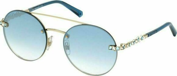 Lifestyle brýle Swarovski SK0283 32X 55 Gold/Blue Mirror M Lifestyle brýle - 1
