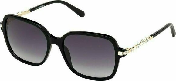 Lifestyle okuliare Swarovski SK0265 01B 55 Shiny Black/Gradient Smoke M Lifestyle okuliare - 1