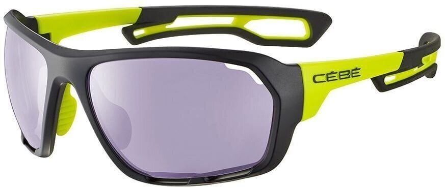 Kerékpáros szemüveg Cébé Upshift Black Lime Matte/Sensor Rose Silver AF Kerékpáros szemüveg