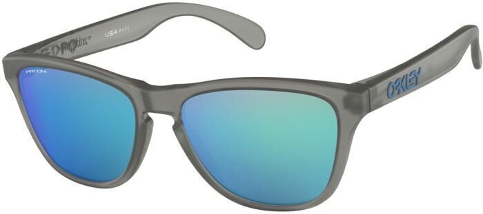 Lifestyle Glasses Oakley Frogskins XS 900605 Matte Grey Ink/Prizm Sapphire XS Lifestyle Glasses