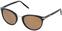 Életmód szemüveg Serengeti Elyna Shiny Black/Mineral Polarized Drivers Gold L Életmód szemüveg