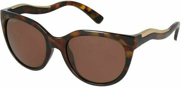 Óculos lifestyle Serengeti Lia Shiny Red Moss Tortoise/Matte Champagne Gold/Mineral Polarized Drivers S Óculos lifestyle - 1