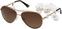 Lifestyle Glasses Guess GU7641 28H 60 Shiny Rose Gold/Brown Polarized M Lifestyle Glasses