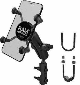 Motorcycle Holder / Case Ram Mounts X-Grip Phone Mount with Motorcycle Brake/Clutch Reservoir Base - 1