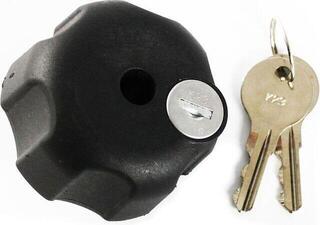 Ram Mounts Key Lock Knob with Brass Insert for B Size Socket Arms Ram Mounts Key Lock Knob with Brass Insert for B Size Socket Arms