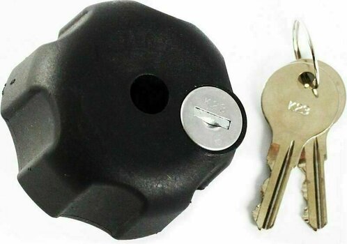 Motorcycle Holder / Case Ram Mounts Key Lock Knob with Brass Insert for B Size Socket Arms - 1