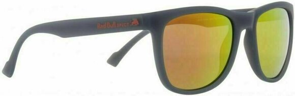 Lifestyle Glasses Red Bull Spect Lake Matt Transparent Grey Rubber/Smoke With Red Mirror Lifestyle Glasses - 1