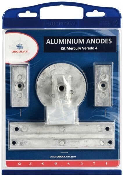 anodi Osculati Anode Kit for Mercury 4-pcs aluminium