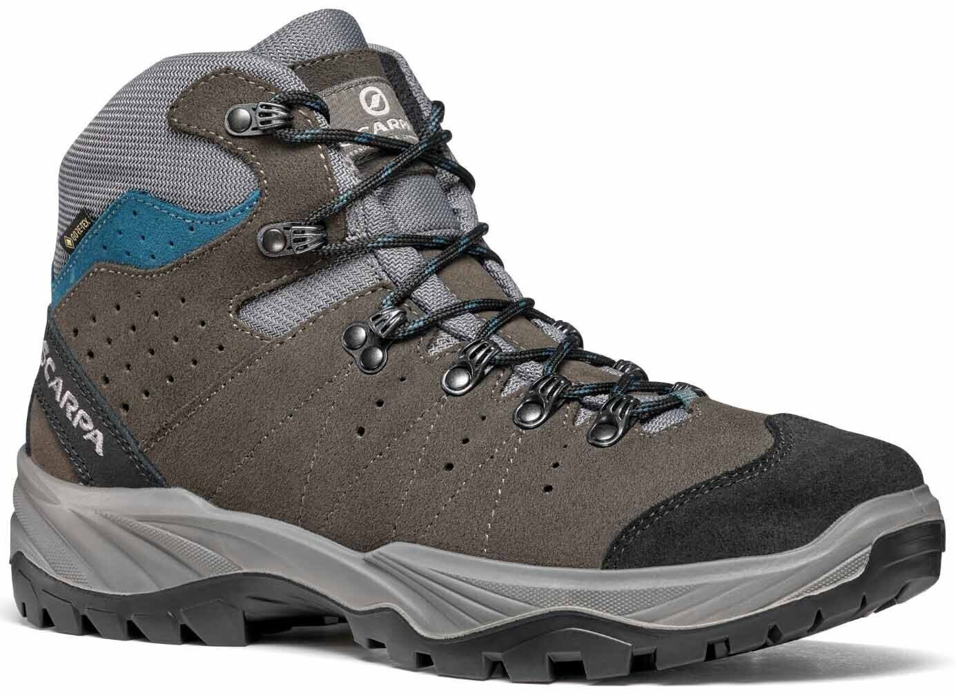 Mens Outdoor Shoes Scarpa Mistral Gore Tex Smoke/Lake Blue 47 Mens Outdoor Shoes
