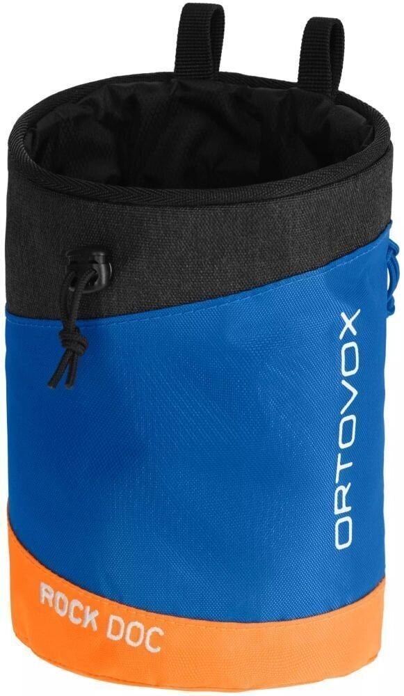 Bag and Magnesium for Climbing Ortovox First Aid Rock Doc Chalk Bag Safety Blue