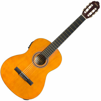 Guitarra clássica com pré-amplificador Valencia VC104E 4/4 Natural - 1