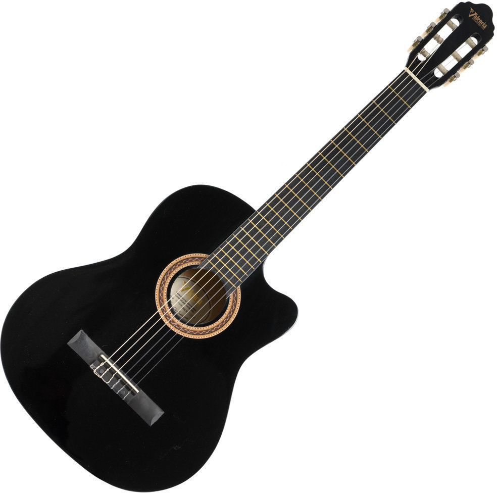 Guitarra clásica Valencia VC104C 4/4 Negro