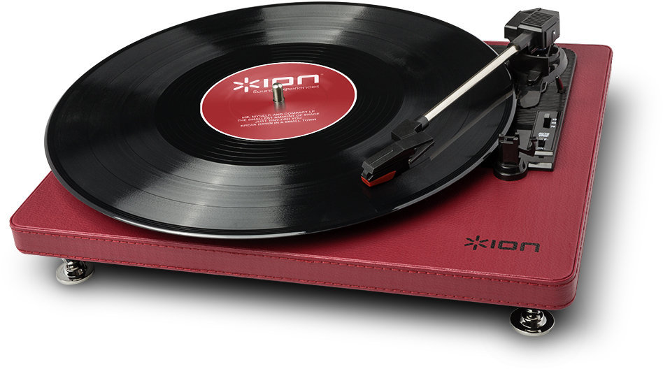 Lemezjátszó ION Compact LP Red