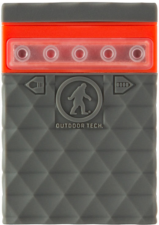 Külső akkumulátor Outdoor Tech Kodiak Mini 2.0 Powerbank Gray and Orange