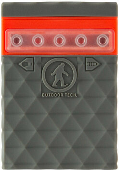 Cargador portatil / Power Bank Outdoor Tech Kodiak Mini 2.0 Powerbank Gray and Orange - 1
