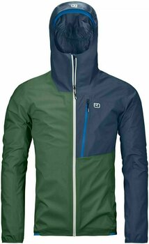 Outdoor Jacket Ortovox 2.5L Civetta M Green Forest M Outdoor Jacket - 1