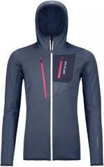 Ortovox Fleece Grid Womens Hoody Night Blue