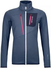 Ortovox Fleece Grid Womens Jacket Night Blue