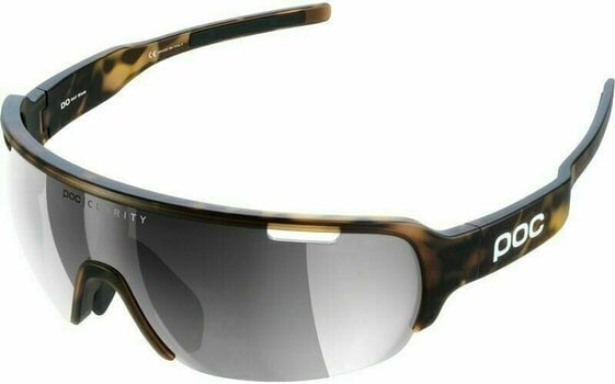 Cycling Glasses POC Do Half Blade Tortoise Brown/Clarity Road Silver Mirror Cycling Glasses - 1